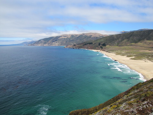 Coastal view from the top of the lighthouse