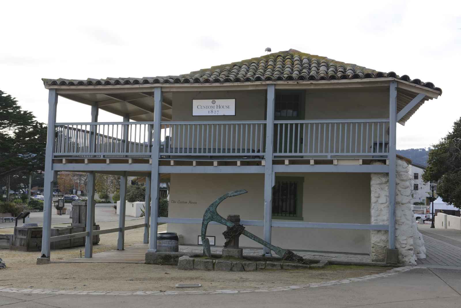 Custom House Plaza, a historic architecture site in Monterey, CA.