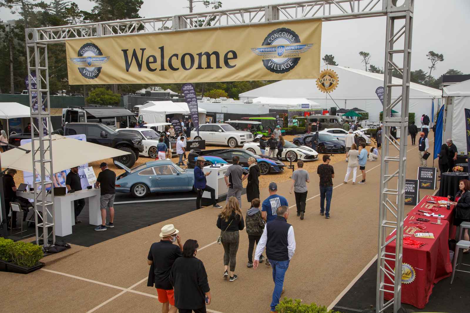 Concours Village at Pebble Beach