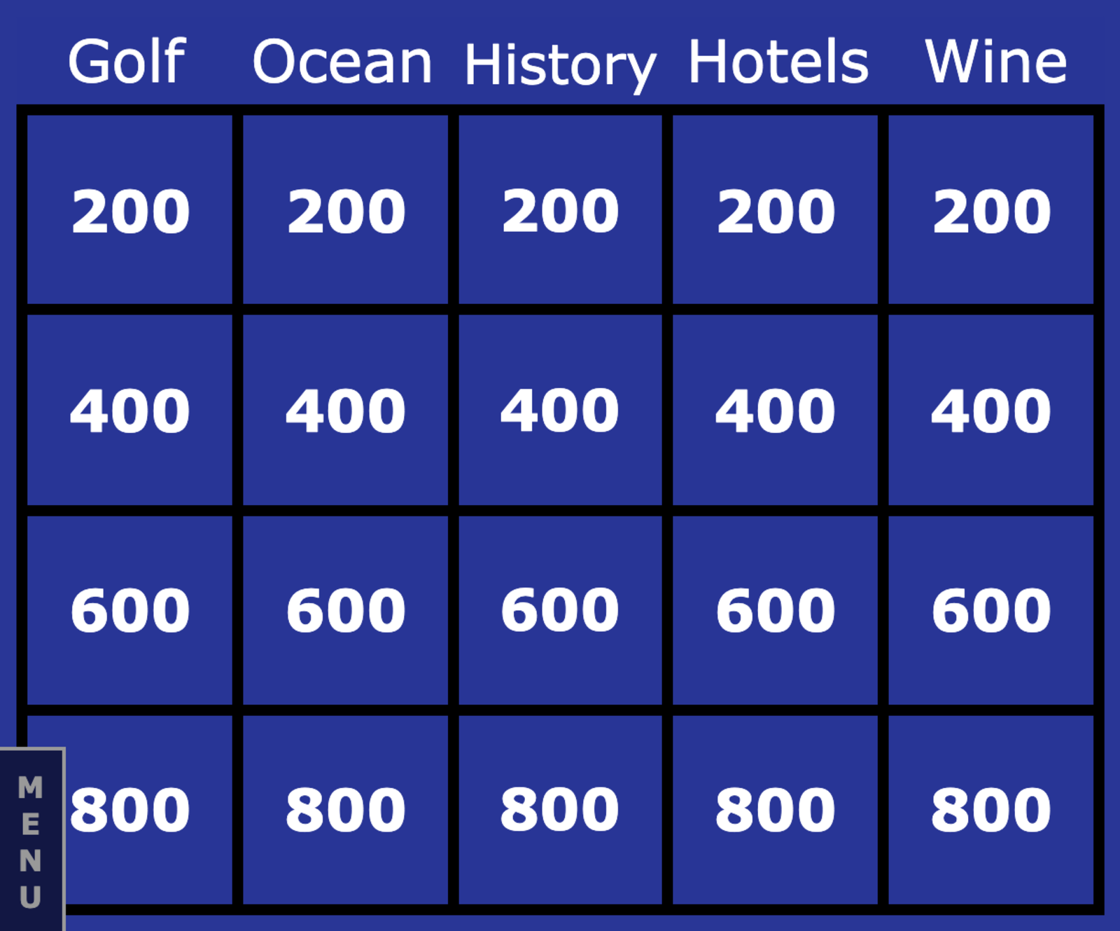 It's Monterey County Jeopardy!